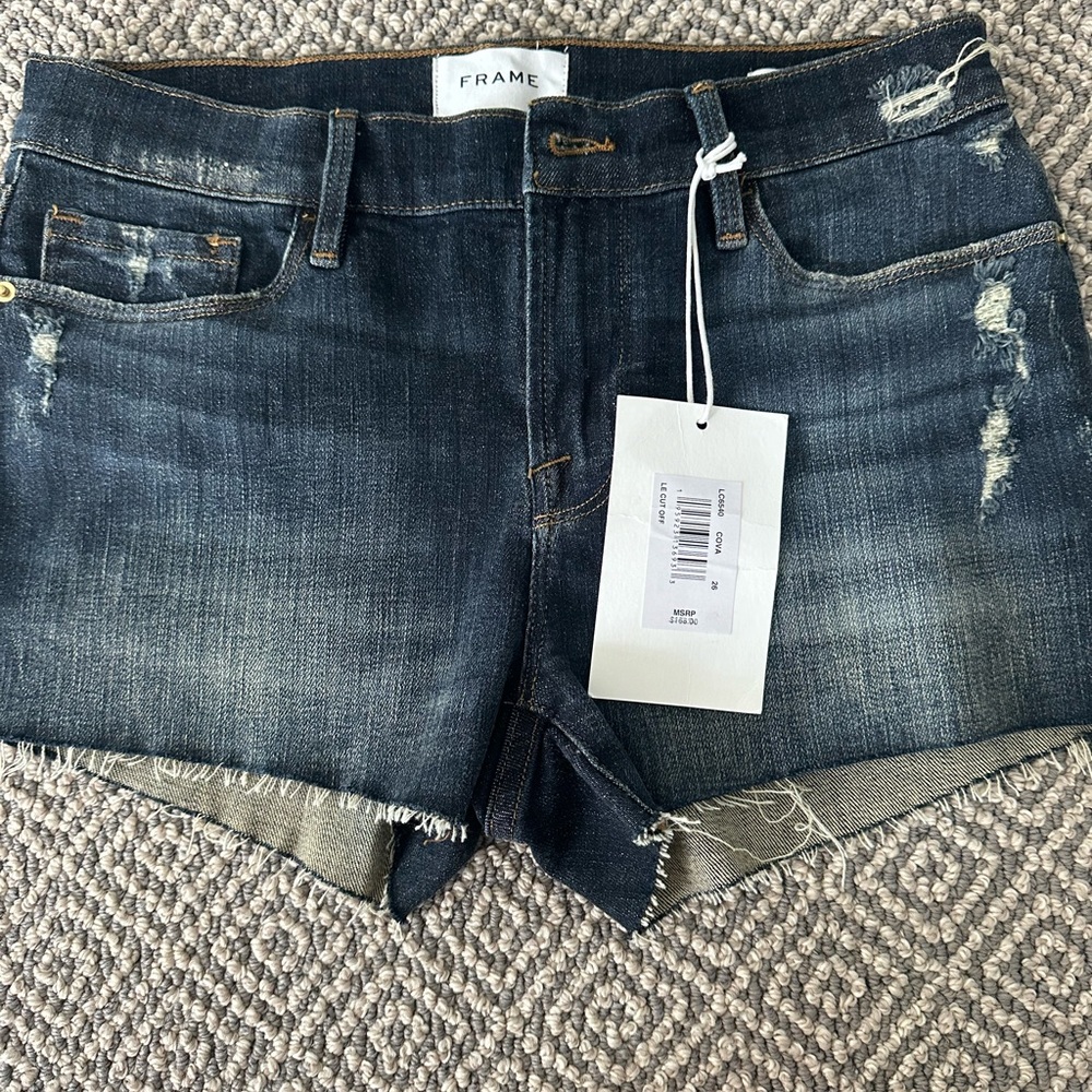 NWT - FRAME Jean shorts size 26
